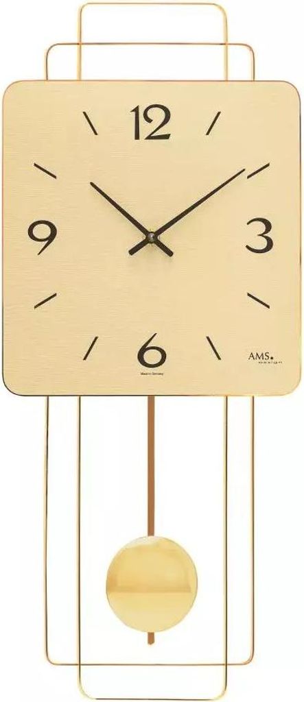 AMS - 7501 - Wanduhr - Quarz - 50x23cm