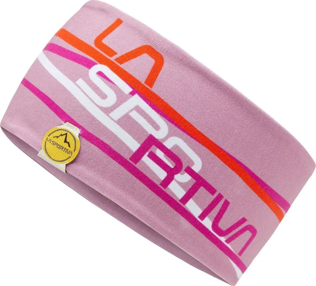 Bandeau Cheveux Sport La Sportiva Stripe Rose pour Trail et Escalade