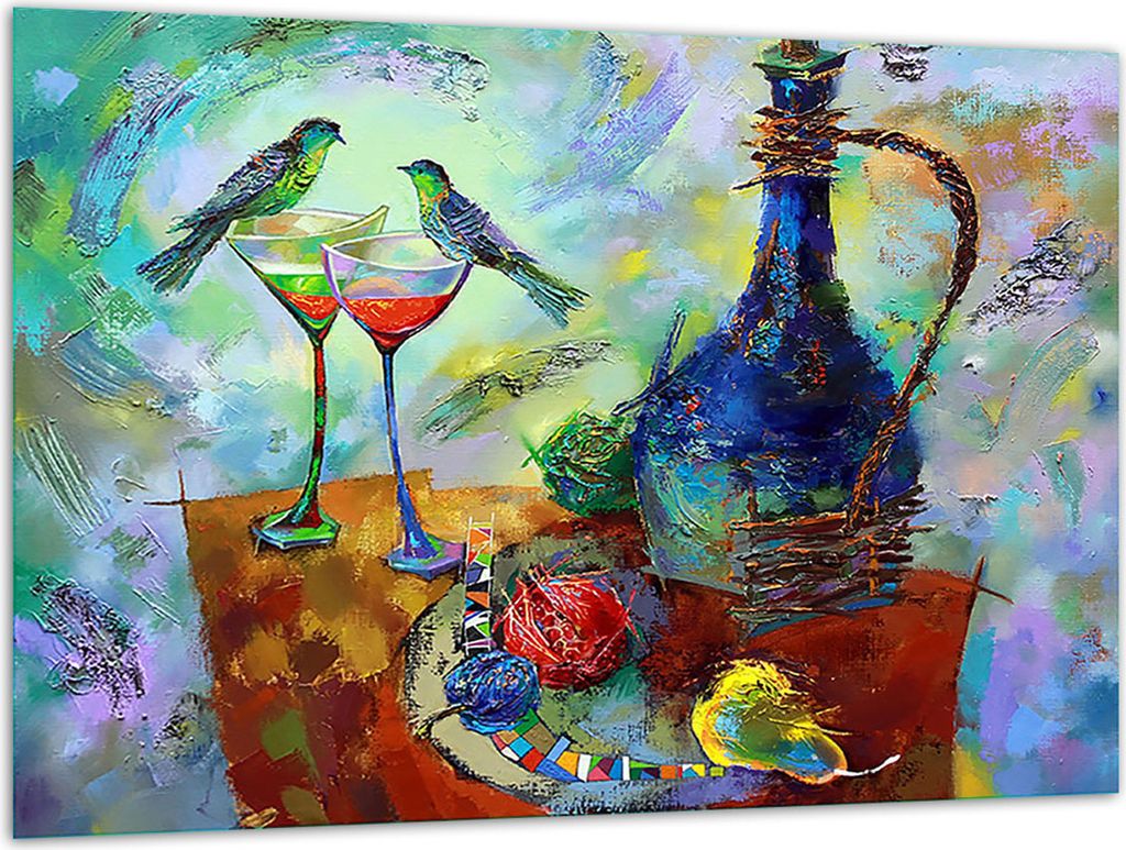 Glas Herdabdeckplatten Schneidebrett Universal 40x30cm Wein
