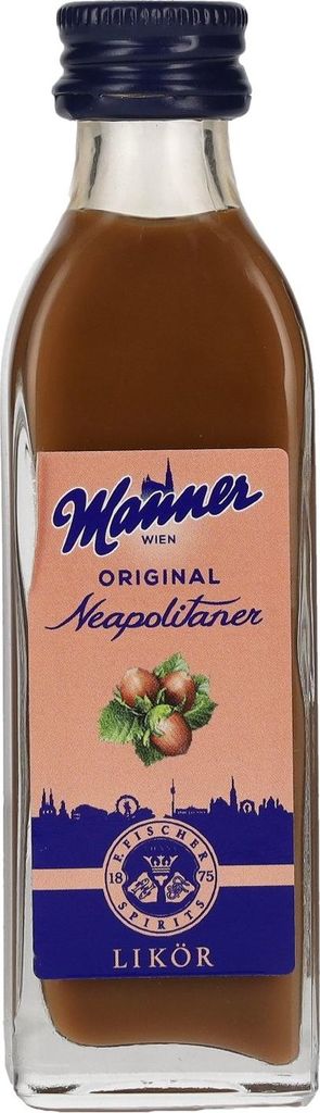 Manner Original Neapolitaner Creamlikör 15% Vol. 0,04l Produktbild 