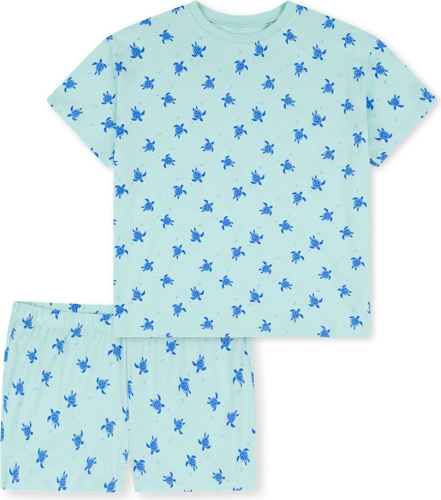 Schiesser Schüler Mädchen Schlafanzug kurz hellgrün 140 Stück