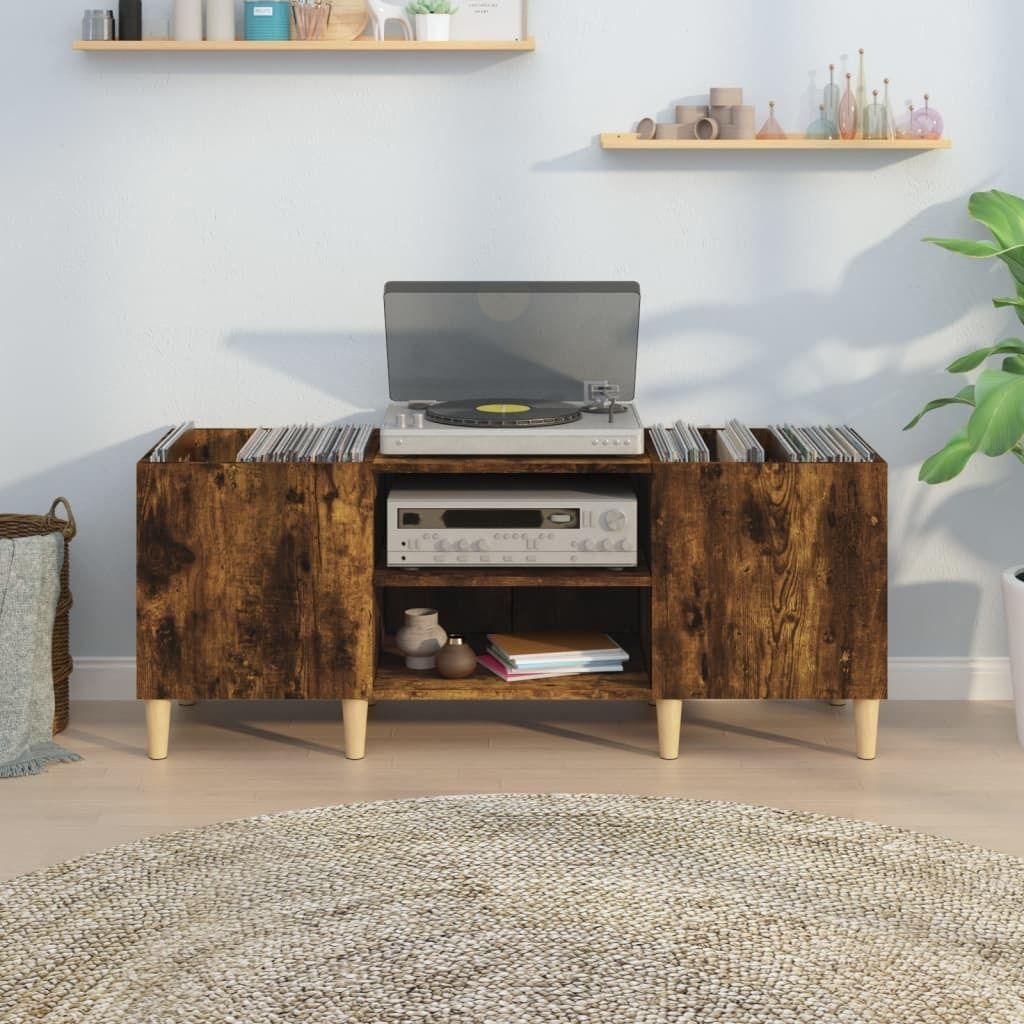 Hochwertigen Möbel Schränke & Zubehör - Braun Plattenschrank Räuchereiche 121x38x48cm Holzwerkstoff NEU4945247