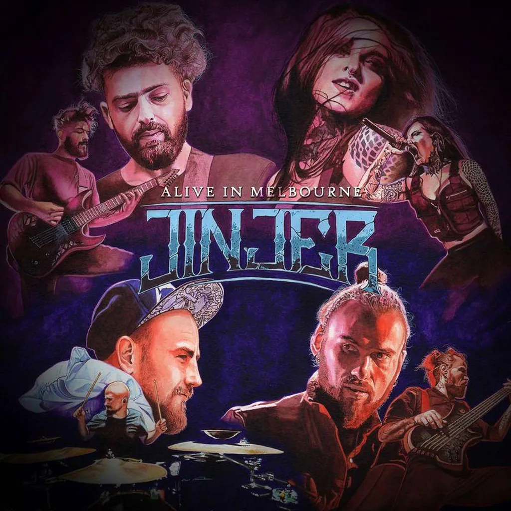 Album CD Jinjer Alive in Melbourne Concert Live Musique Métal Groove