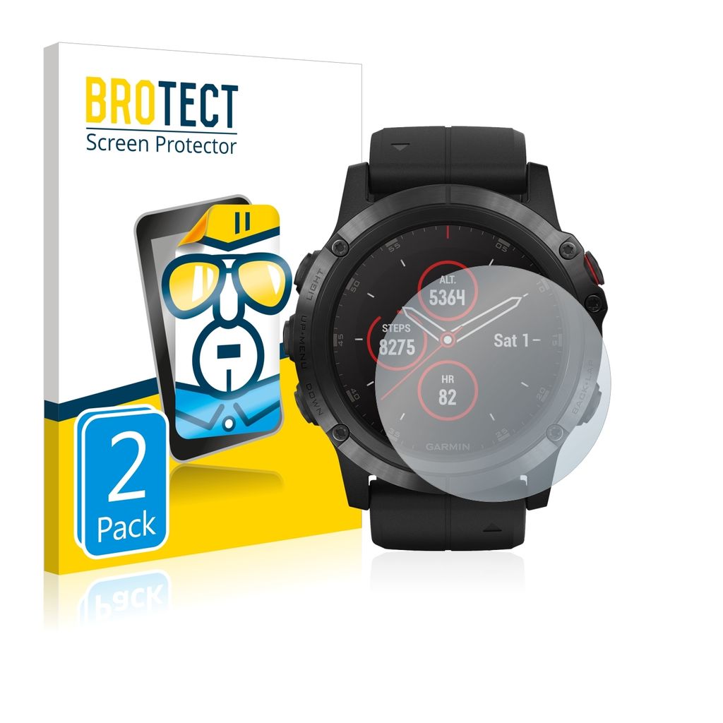 2x Für Suunto Ambit3 Peak Black Schutzfolie BROTECT Displayschutz Display Schutz Folie Klar Transparent