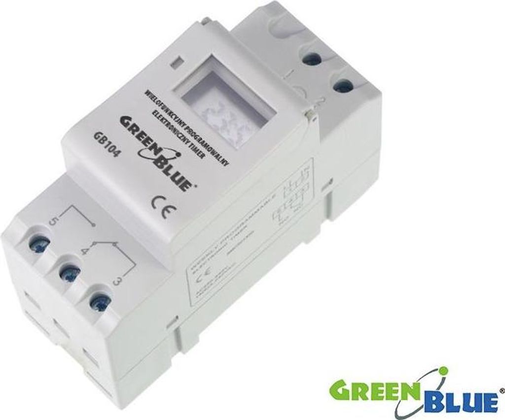 GreenBlue GB104 Digitaler Zeitschalter für DIN-Schiene, 16 Produktbild 