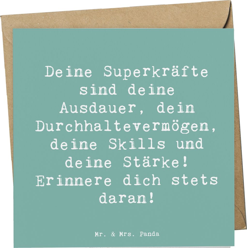 Mr. & Mrs. Panda doppelkarte Spruch Sportliche Wettkämpfe Produktbild 
