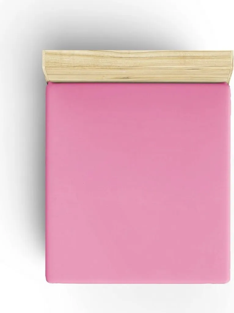 OFFERTA Lenzuolo Matrimoniale Rosa Cotone 160x200+30 L'Essentiel
