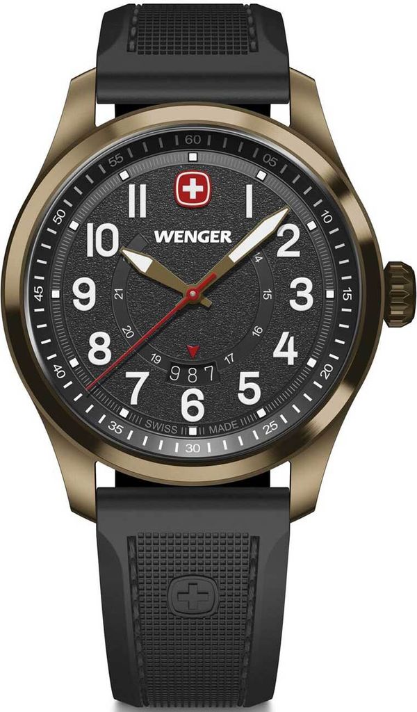 Wenger 01.0541.125 Herrenuhr Terragraph 43mm 10ATM