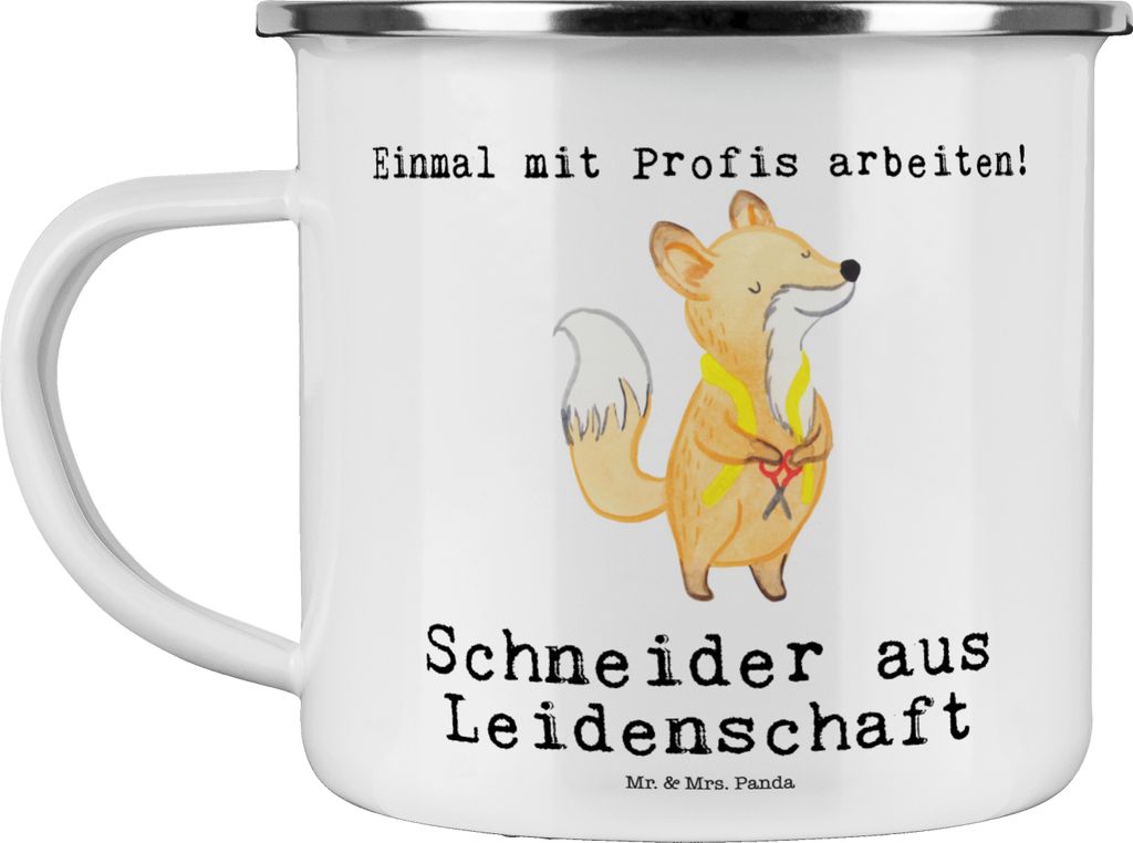 Mr. & Mrs. Panda Teetasse Schneider Leidenschaft - Weiß - Produktbild 