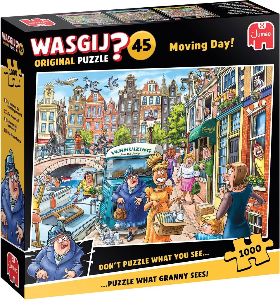 Wasgij Original 45, Moving day, puzzle da 1000 pezzi Immagine del prodotto 