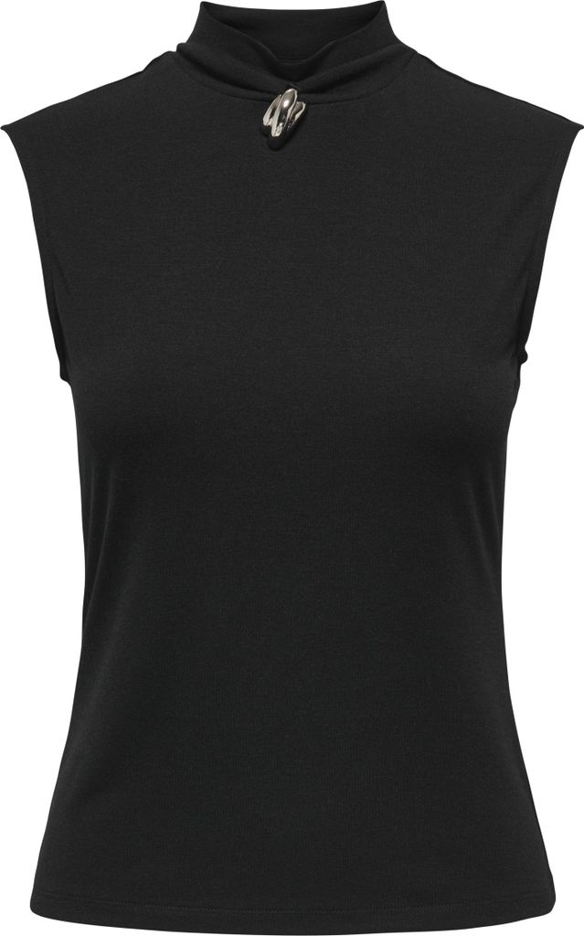 JDYALLY S/L HIGH NECK TOP JRS Black XL