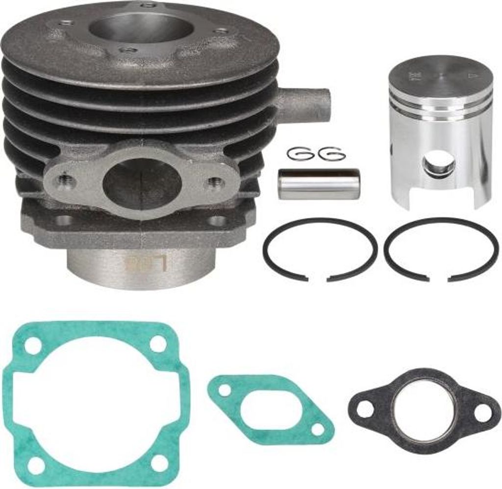 RMS Zylindersatz 48 ccm, Gusseisen, ohne Zylinder 12 mm Kolbenbo