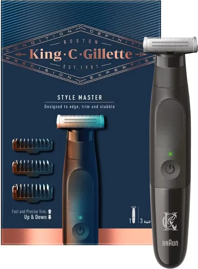 Tondeuse King C. Gillette Style Master pour entretenir une barbe de 3 jours