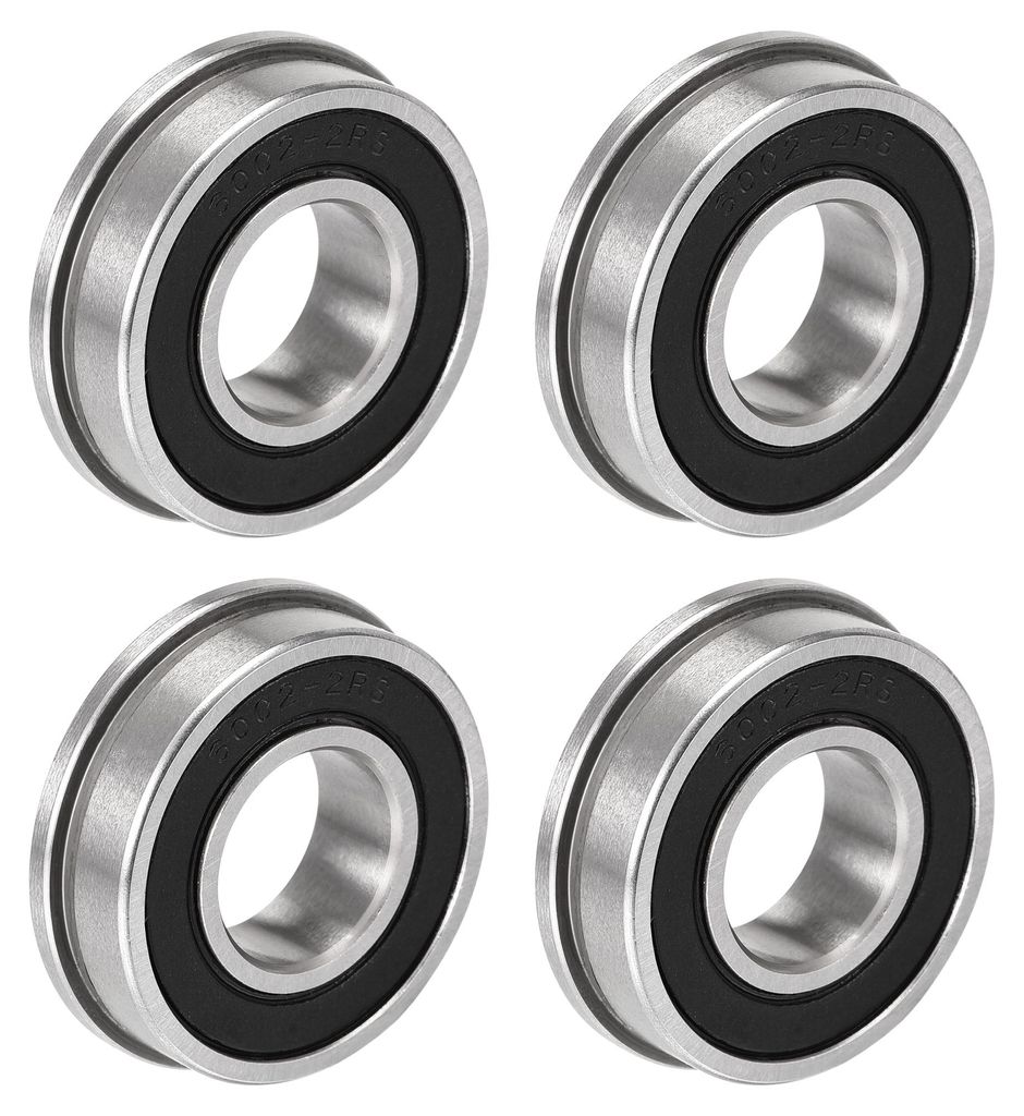4 Stš¹ck F6002-2RS Flanschkugellager 15x32x9mm doppelt abgedichtete Chromstahllager