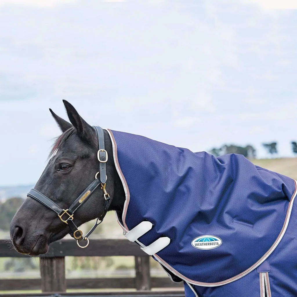 Protection Encolure Cheval Weatherbeeta Comfitec 0g Anti-Frottement Navy