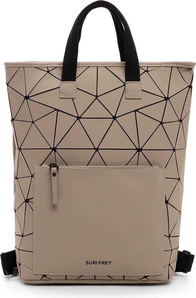 SURI FREY Rucksack mit Laptopfach Suri Sports Jessy-Lu City Backpack Sand taupe