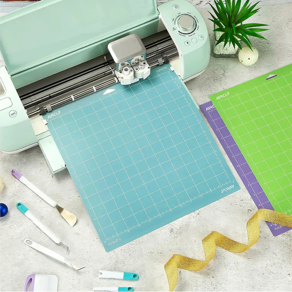 Tapis de découpe autocollant anti-glisse 12x12 pouces rechange 3 pièces