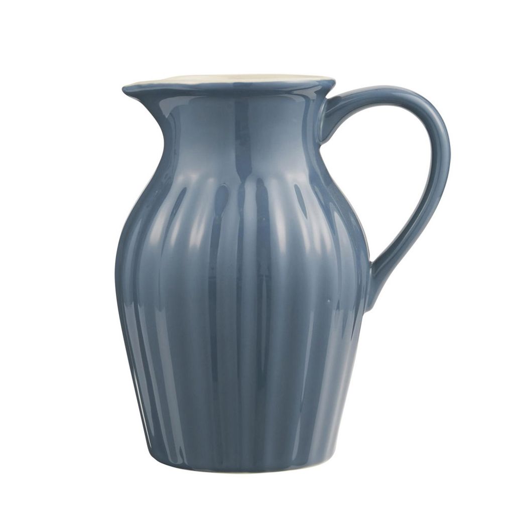 IB Laursen MYNTE Kanne 1,7 Liter BLAU Keramik Geschirr CORNFLOWER Karaffe Krug