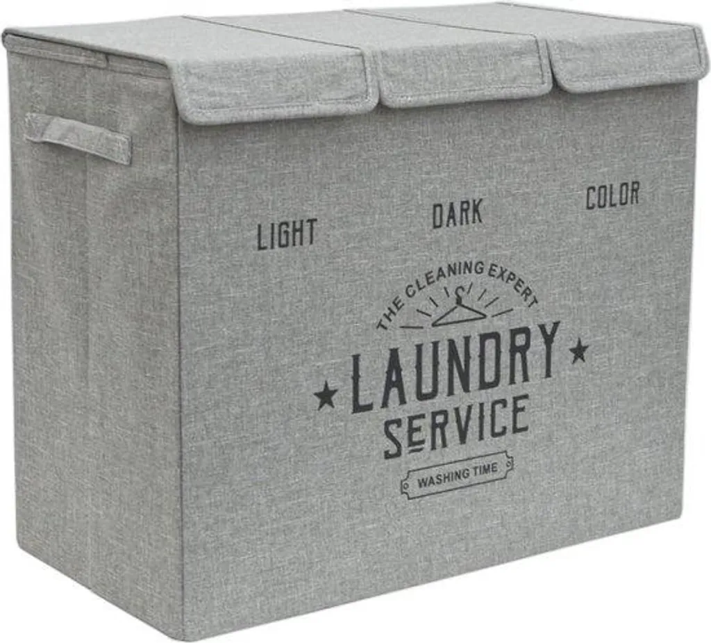 Panier à linge pliable 84 L XL pour salle de bain et chambre