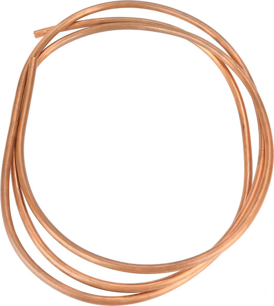 2m T2 Soft Copper Coil Tube Rohr ID 4mm OD 6mm Dicke 1mm für die Kältetechnik