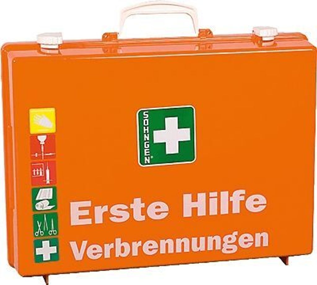 SÖHNGEN Erste-Hilfe-Koffer MT-CD Brandverletzungen ohne DIN orange