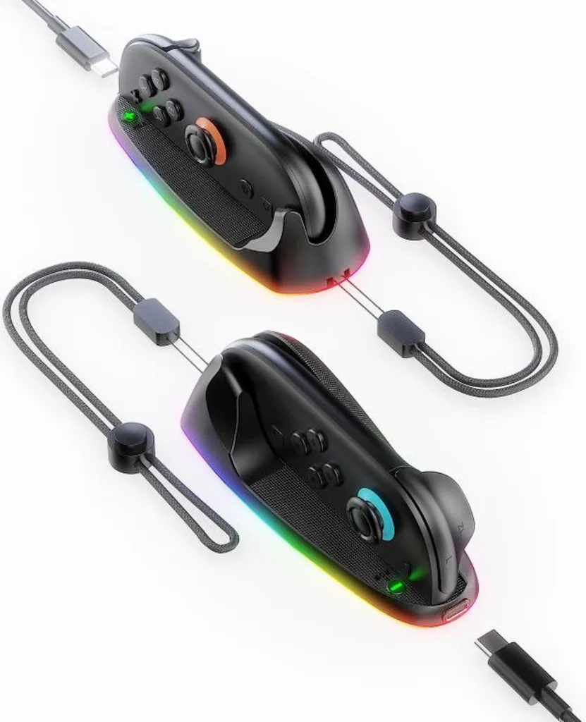 Chargeur Nintendo Switch pour manette et souris - Support de dock noir