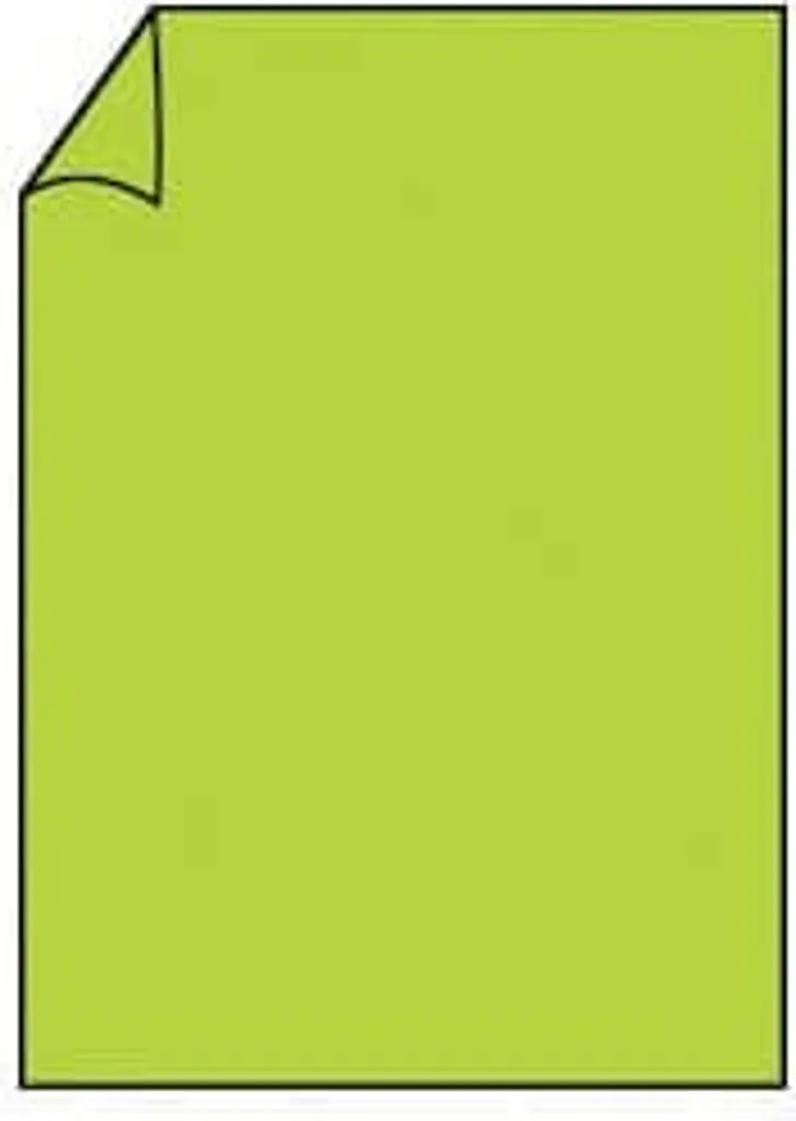 Rame de 100 Feuilles A4 Vert Tendre pour Faire-part et Invitations