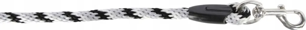 Corda di piombo Kerbl Moschettone Mustang, argento/nero/bianco