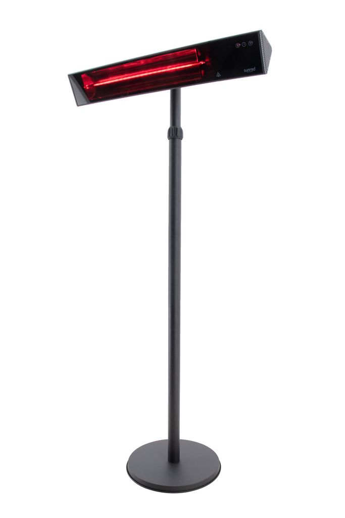 SUNRED® Smart Heater Proglax Gastro Standing Black 2000W Produktbild 