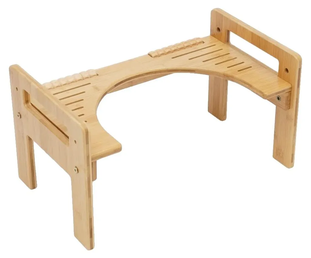 Tabouret de toilettes réglable jaune : finissez-en avec la constipation