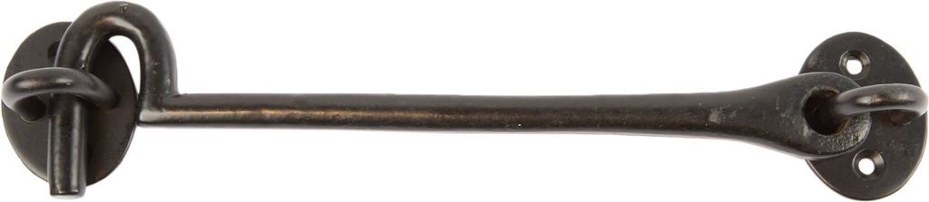 Rustikaler Kabinenund Augenguss-Eisen-Schuppen-Tür-Gate W226mm schwarz