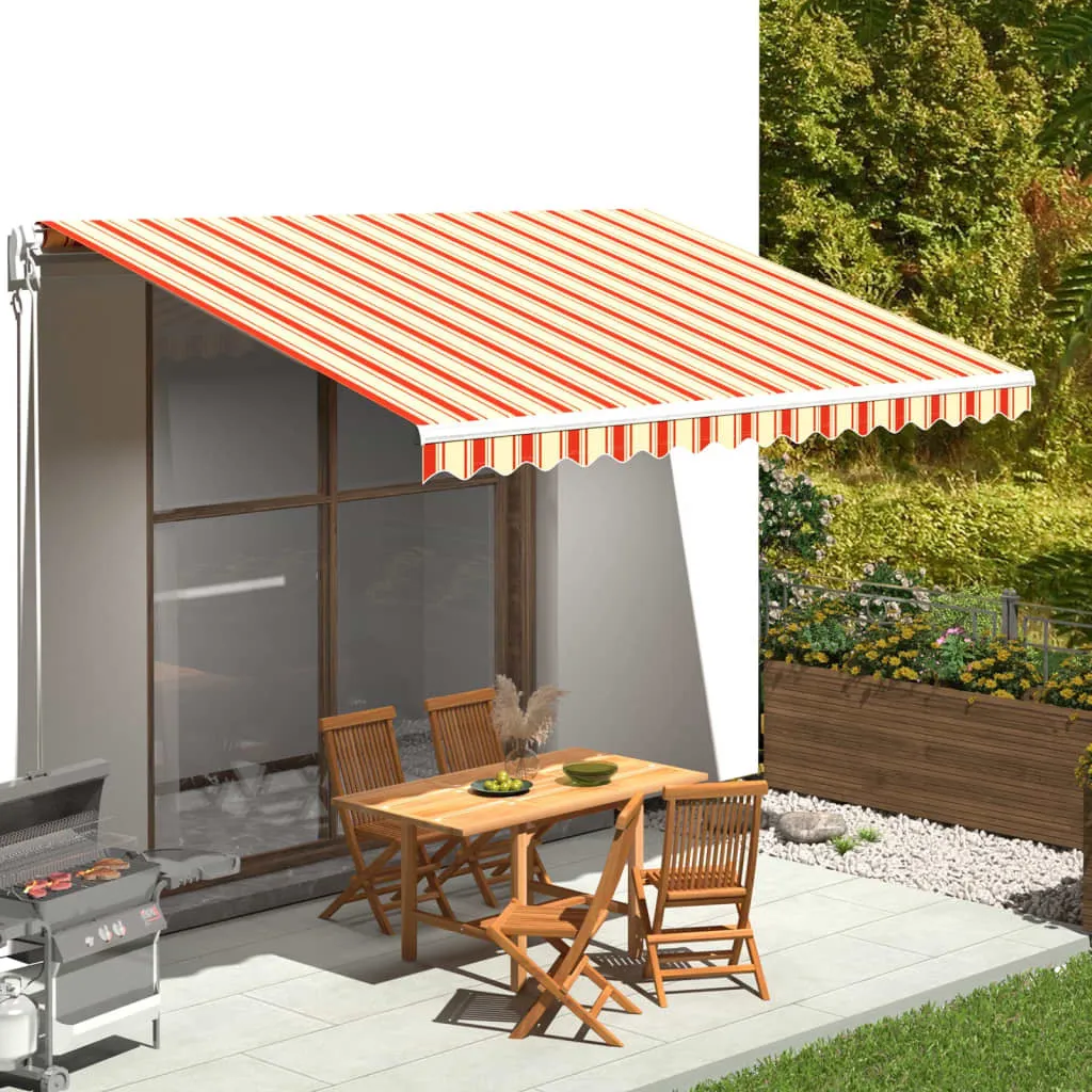 Telo Tenda Sole Giallo Arancio 4,5x3 | Rinnova il tuo Terrazzo Estate
