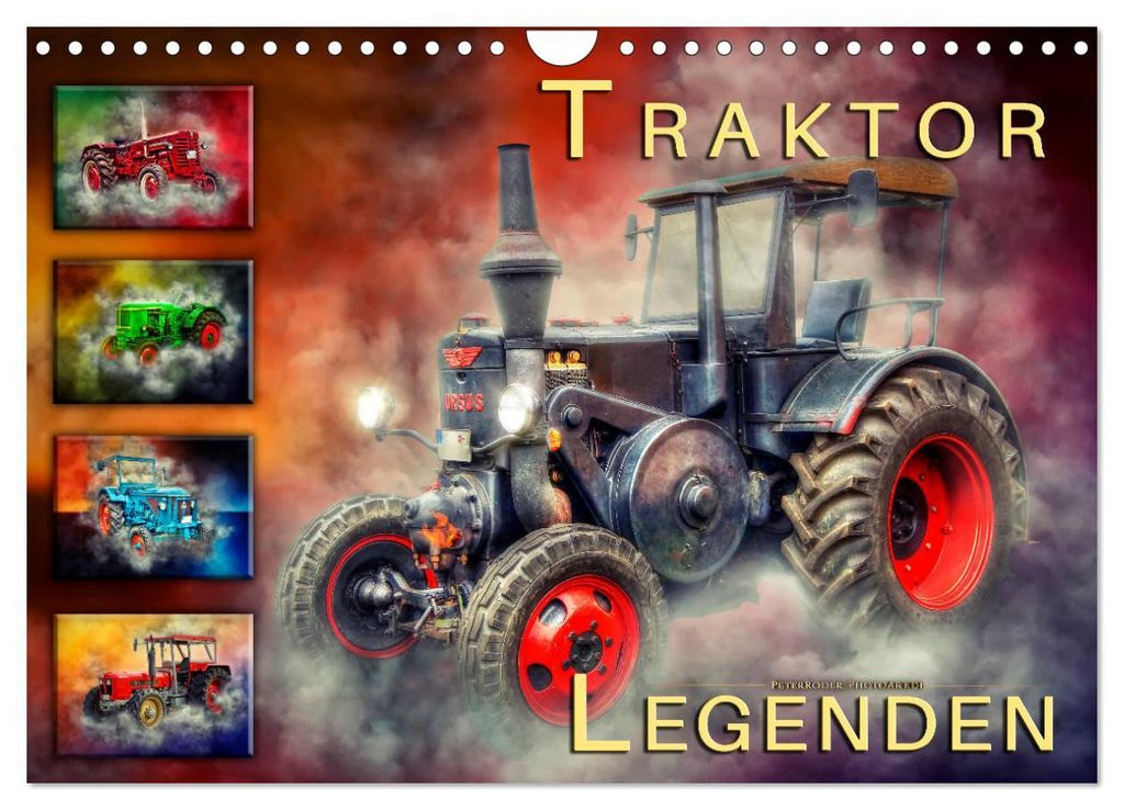 Traktor Legenden (Wandkalender 2027 DIN A4 quer), CALVENDO Monatskalender