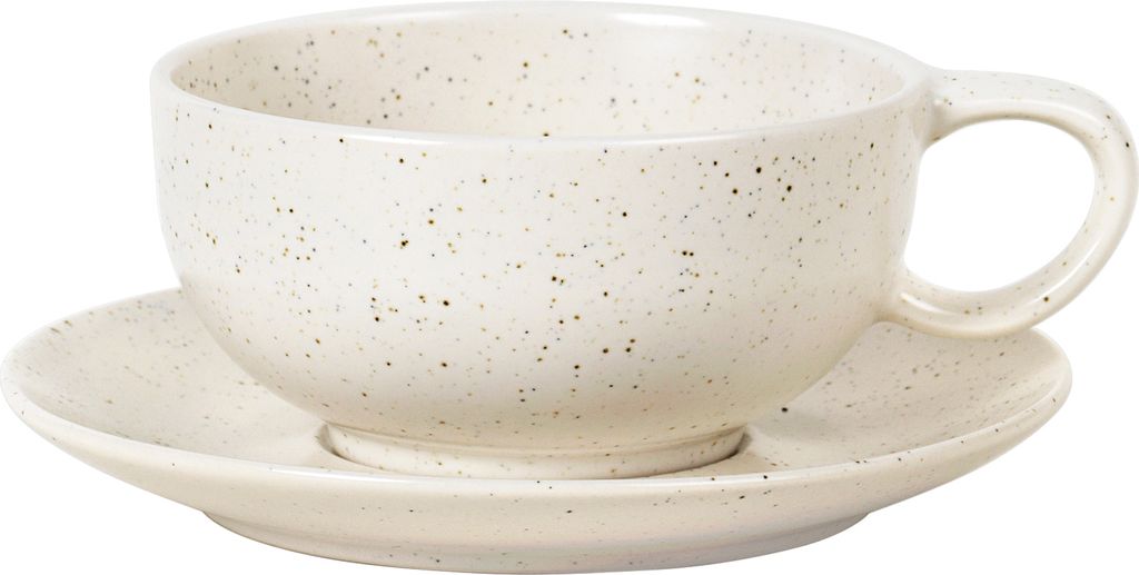 Broste Copenhagen Nordic Vanilla Filiżanka i spodek 0,25l Zdjęcie produktu 
