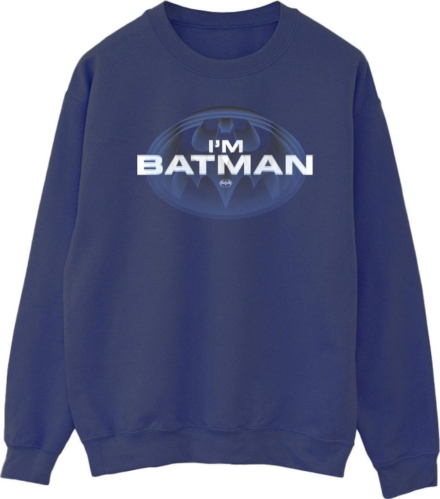 DC Comics - "I'm Batman" Sweatshirt für Herren BI47239 (XXL) (Marineblau)