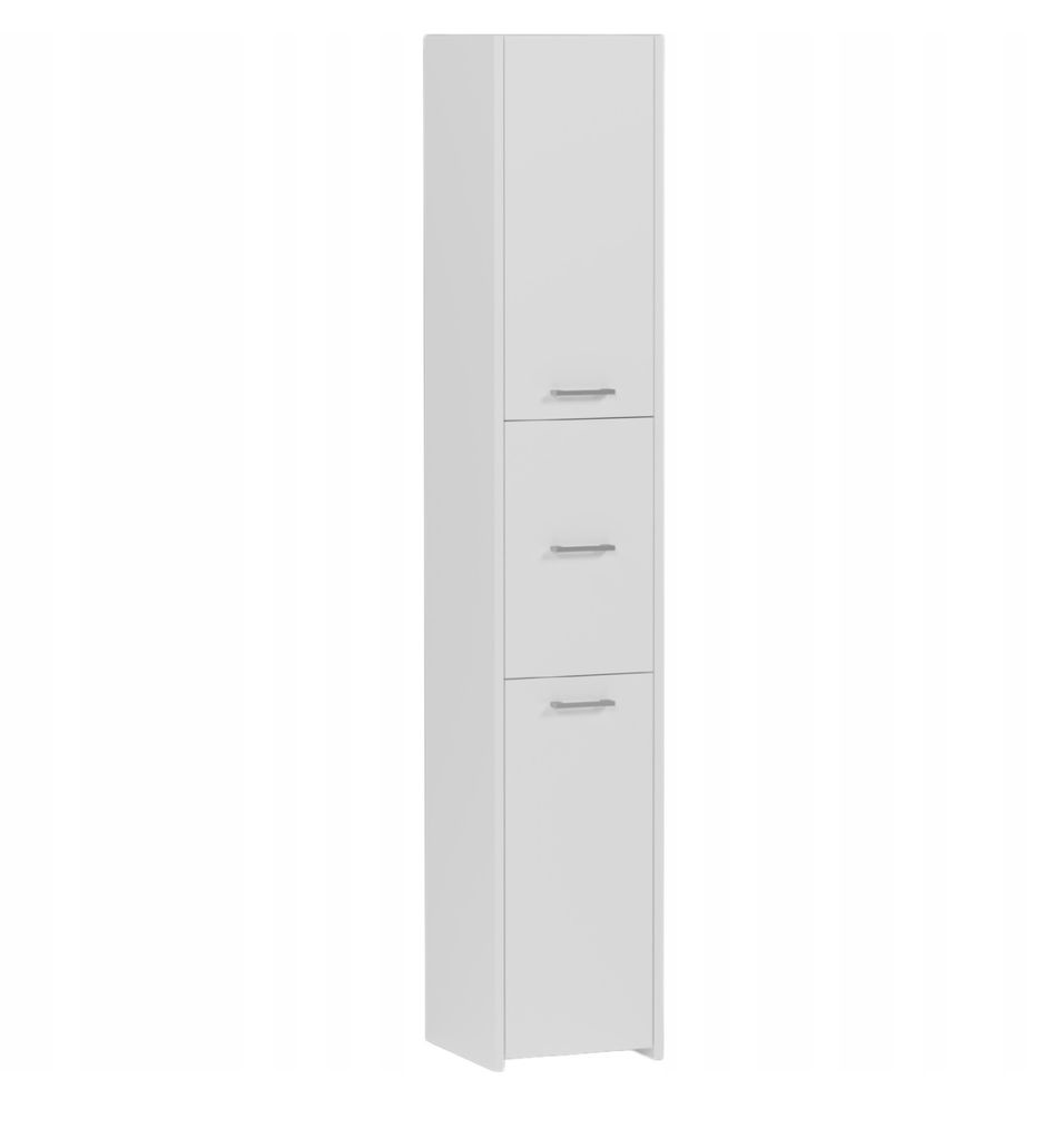 Mobile da bagno bianco, scaffale da bagno, Immagine del prodotto 