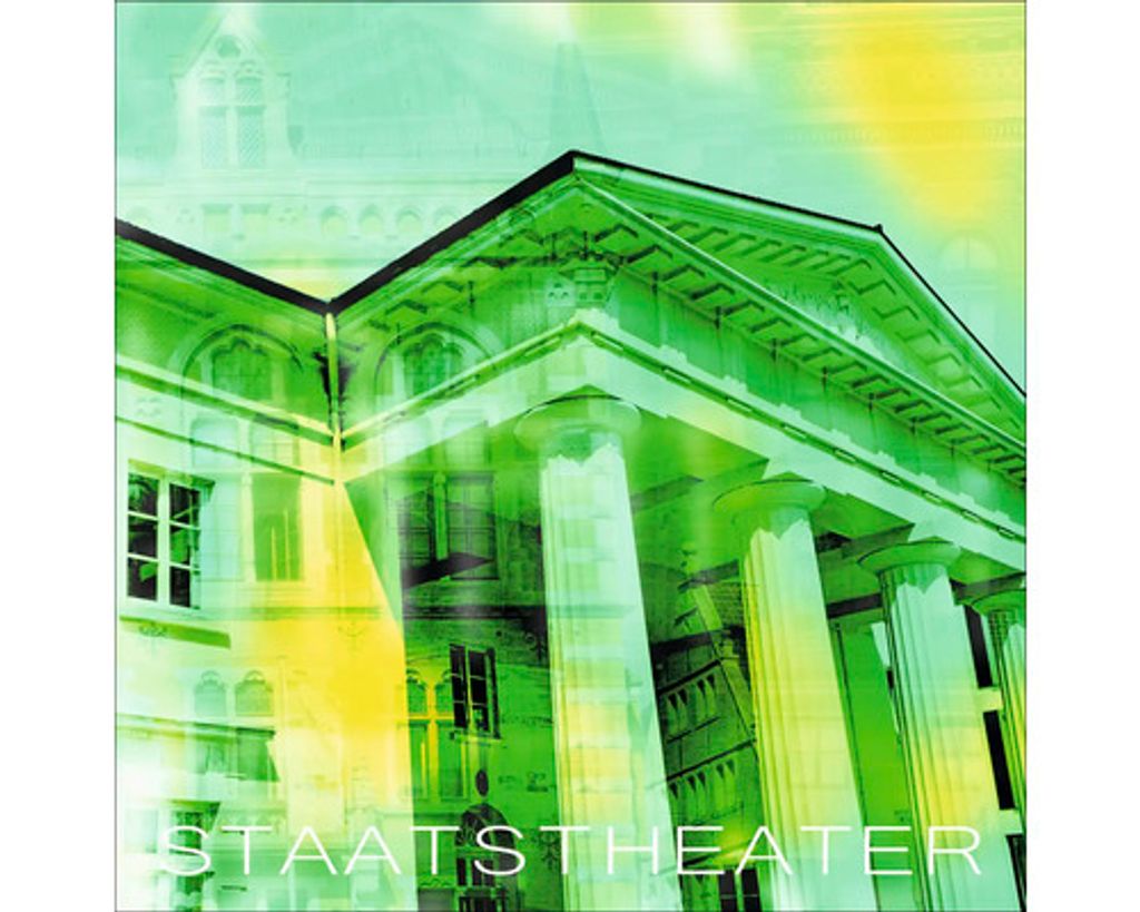 Glasbild Oldenburg Staatstheater 50x50 cm