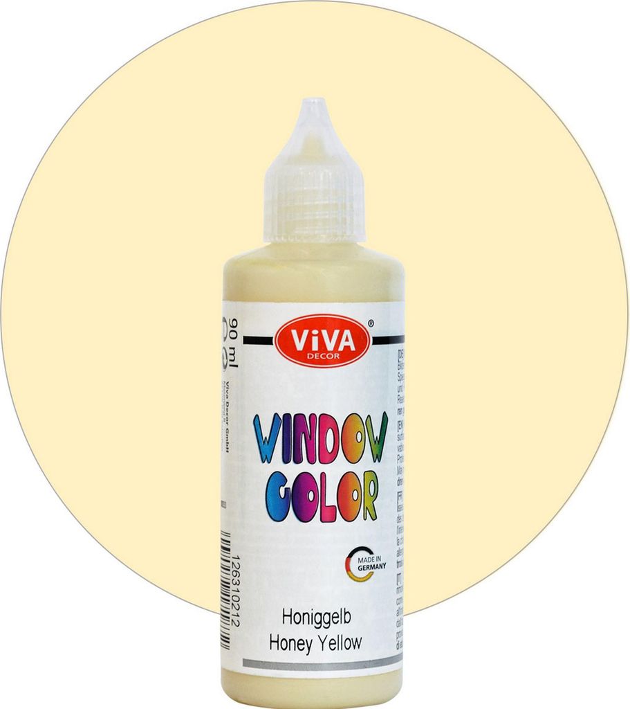ViVA DECOR Window Color 80ml, Honiggelb