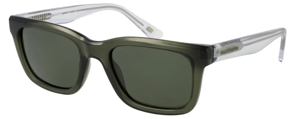 Lunettes de soleil pour homme polarisées Vertes Skechers Modèle Sportif SE