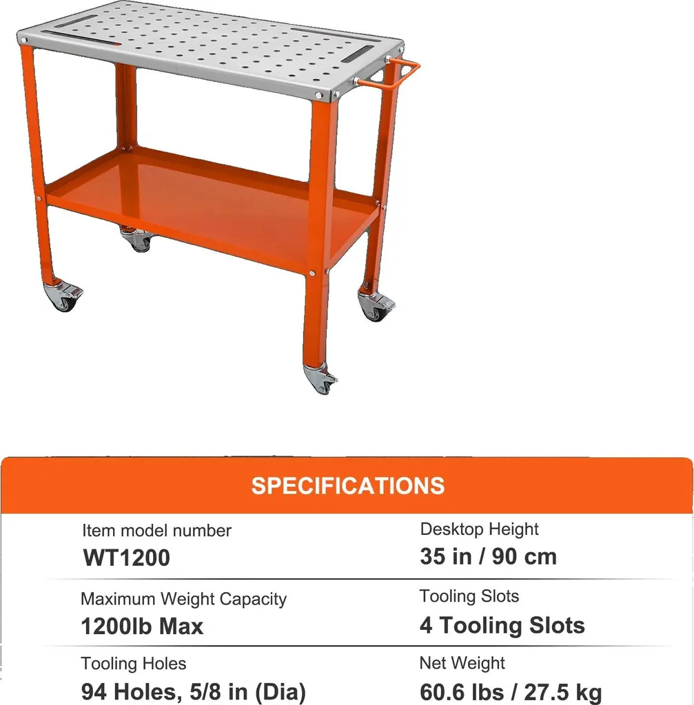 Table de soudure inclinable pour souder sans fatigue et avec précision