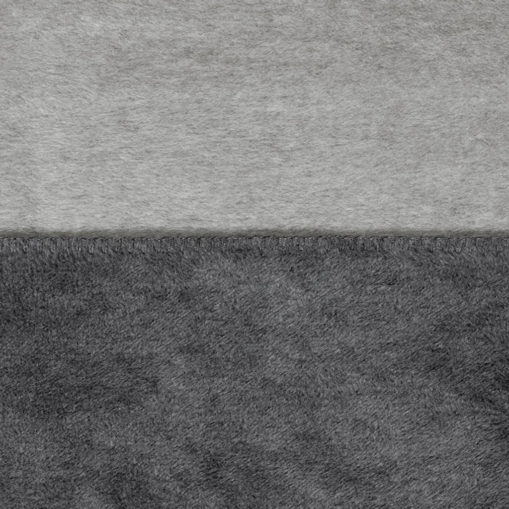 Couverture Anti-Peluches Ibena Dublin 2340 Grise Facile d'Entretien - 2