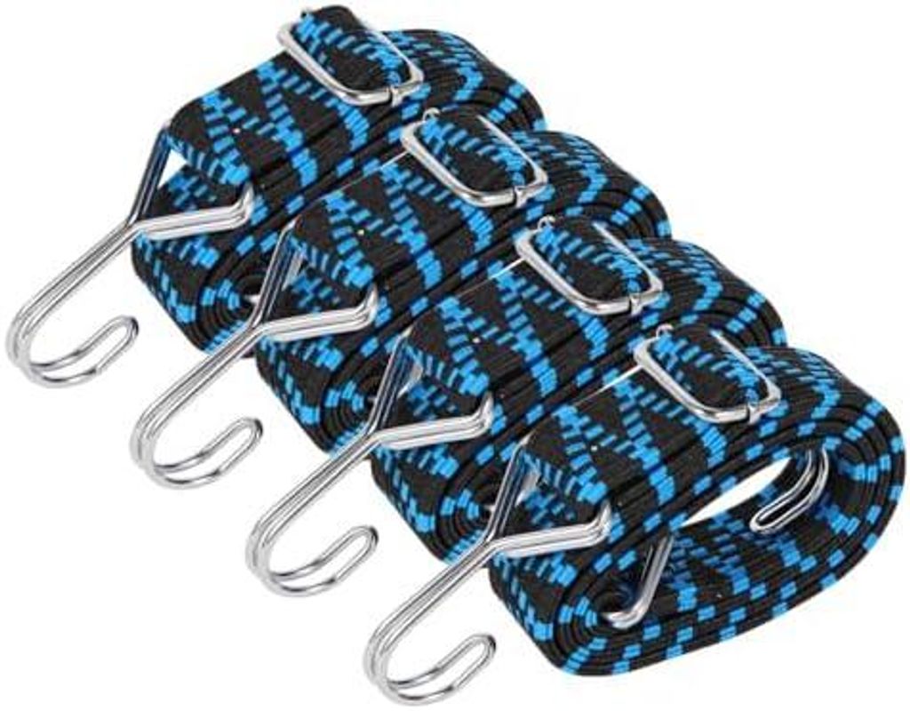 Verstellbar Spanngummi ,4er Expander mit Haken Produktbild 