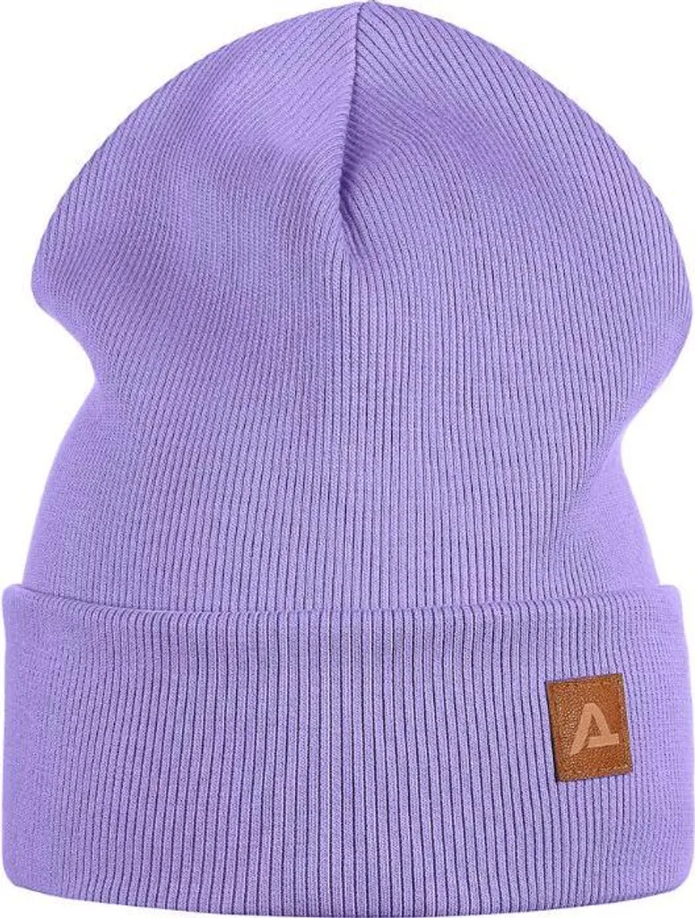 Berretto Invernale Lilla Donna - Cappello a Maglia Rib Resistente e Caldo