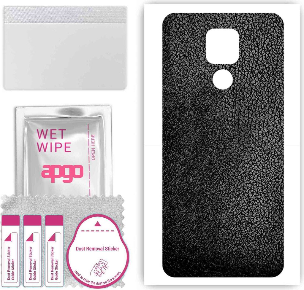 apgo Rückseite Schutzfolie, Skin, kompatibel mit myPhone Now Esim, Hinten Displayschutzfolie aus Vinylfolie, kratzfest, einfache Montage - Schwarz...