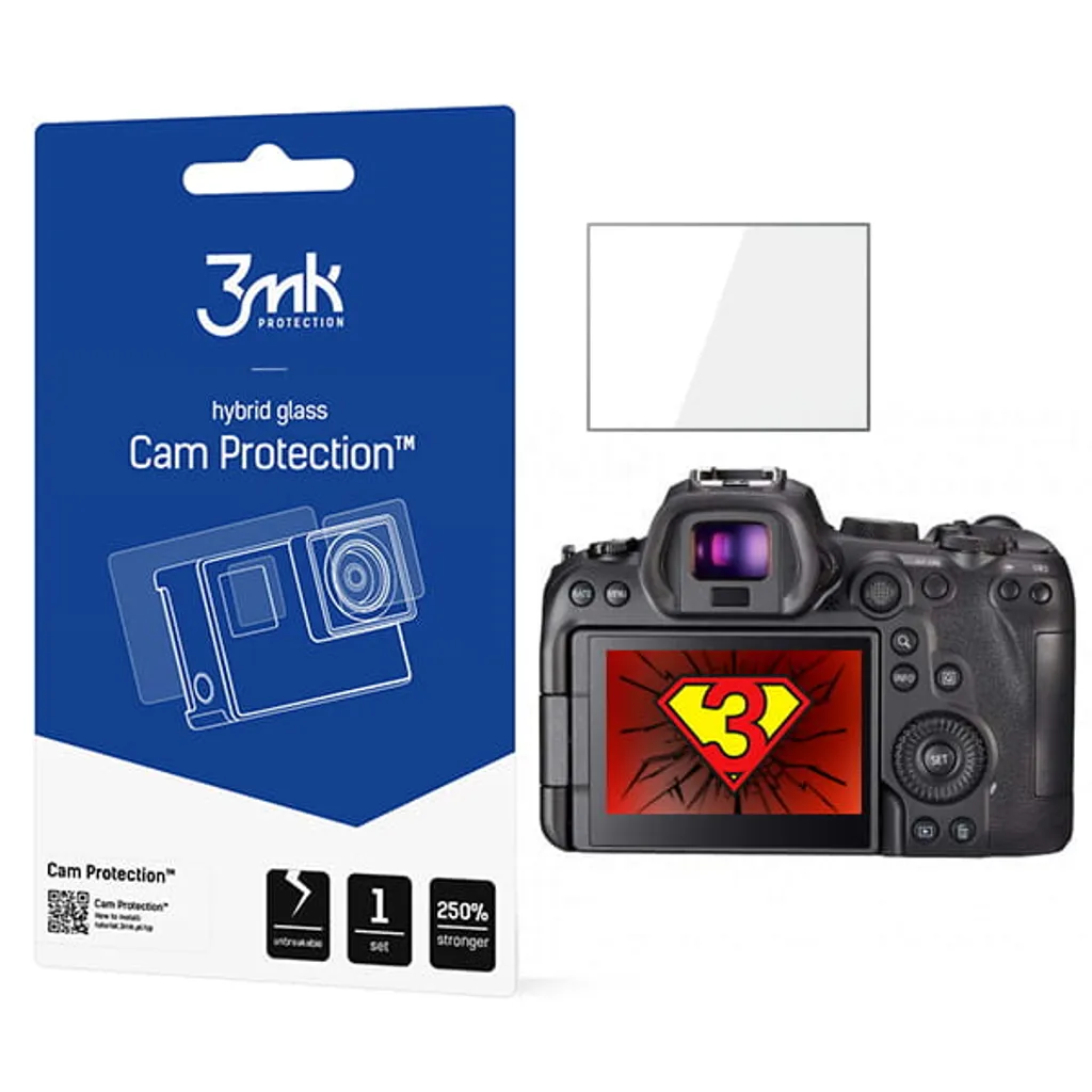 3x Pellicola Protettiva Vetro per Canon EOS M6 Mark II Protezione