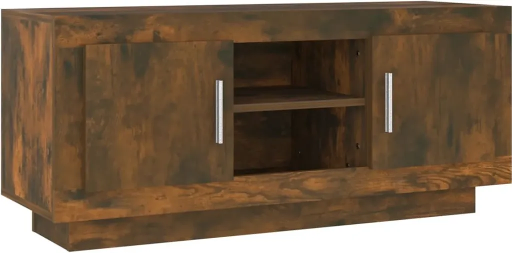 SYFAX™ Porta TV 102cm Rovere Fumo - Design in Multistrato Salvaspazio