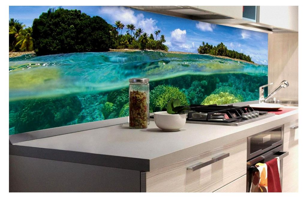 Selbstklebende Küchenrückwandfolie | Dekofolie - Spritzschutz für die Küche | Hergestellt in der EU - 180 cm x 60 cm