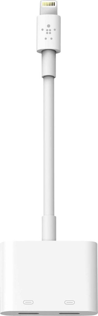 Belkin RockStar Lightning-Audio und Ladeadapter, Weiß Produktbild 