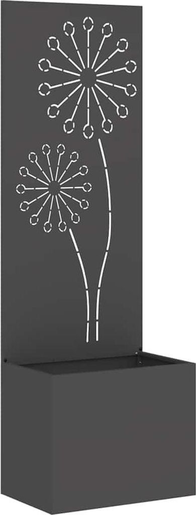 vidaXL Garten Sichtschutz-Leinwand Schwarz 50 x 150 cm Produktbild 