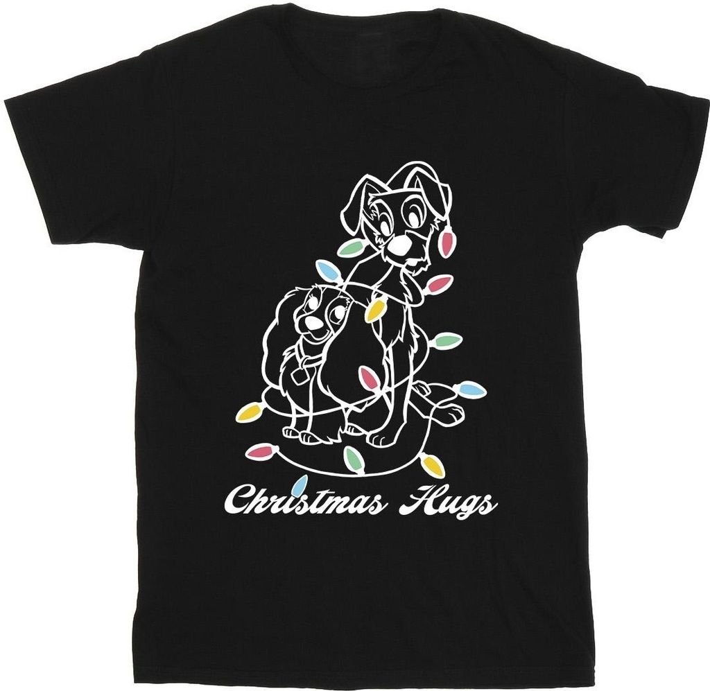Disney - "Lady And The Tramp" T-Shirt für Herren BI33867 (S) (Schwarz)